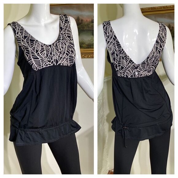 Lululemon Elevate Tank Top Black & White - Picture 1 of 13
